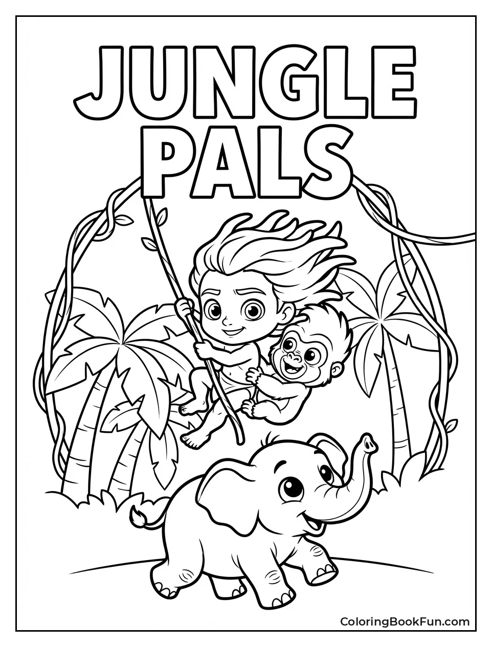 Cute Tarzan Terk Tantor Friends