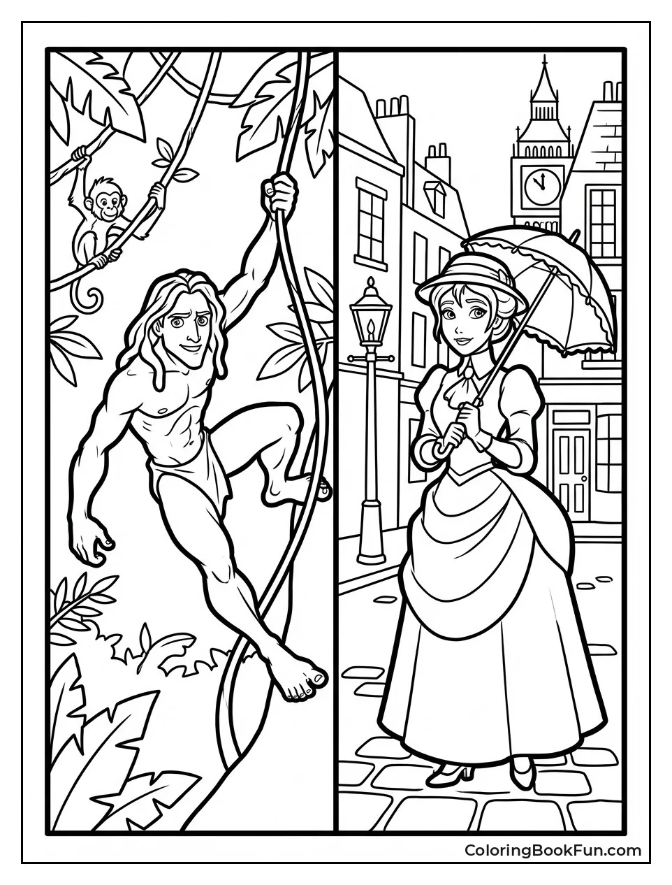 Tarzan Meets Jane Two Worlds