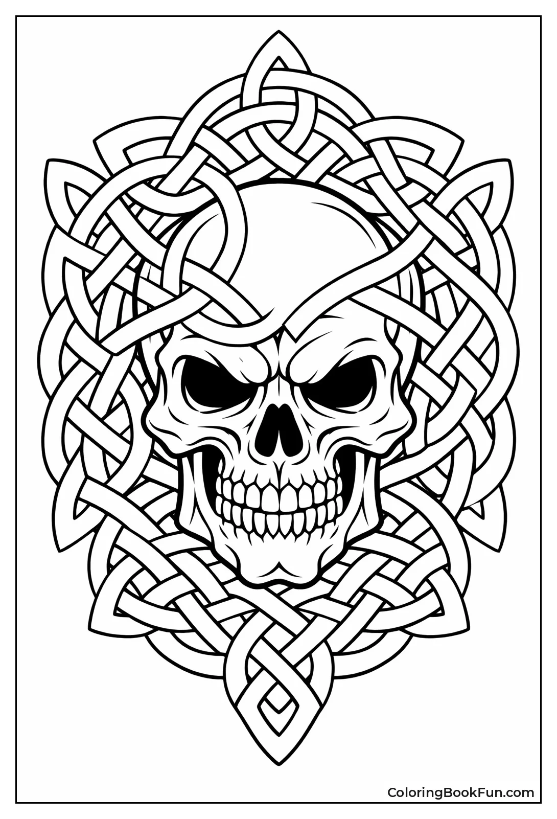 Skull with Celtic Knots