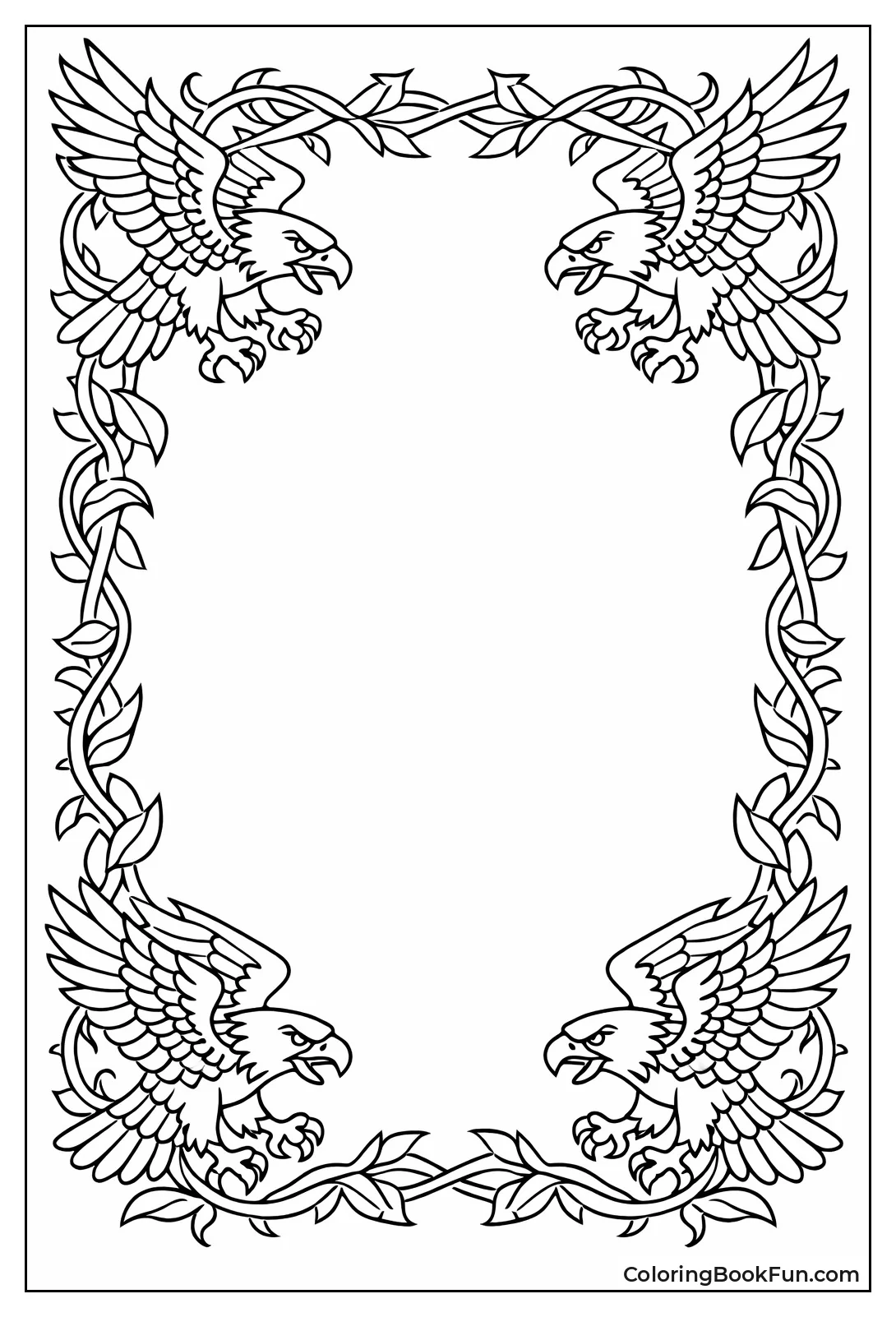 Eagles Vines Corner Accents