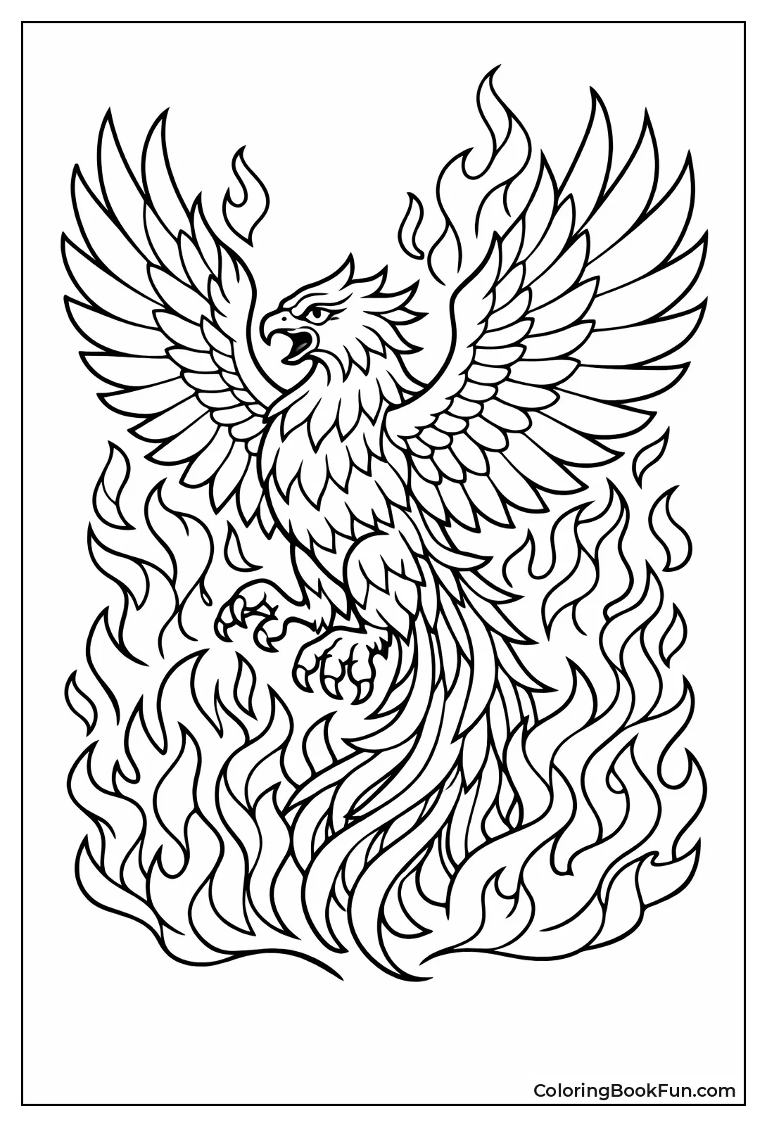 Phoenix Rises in Flames