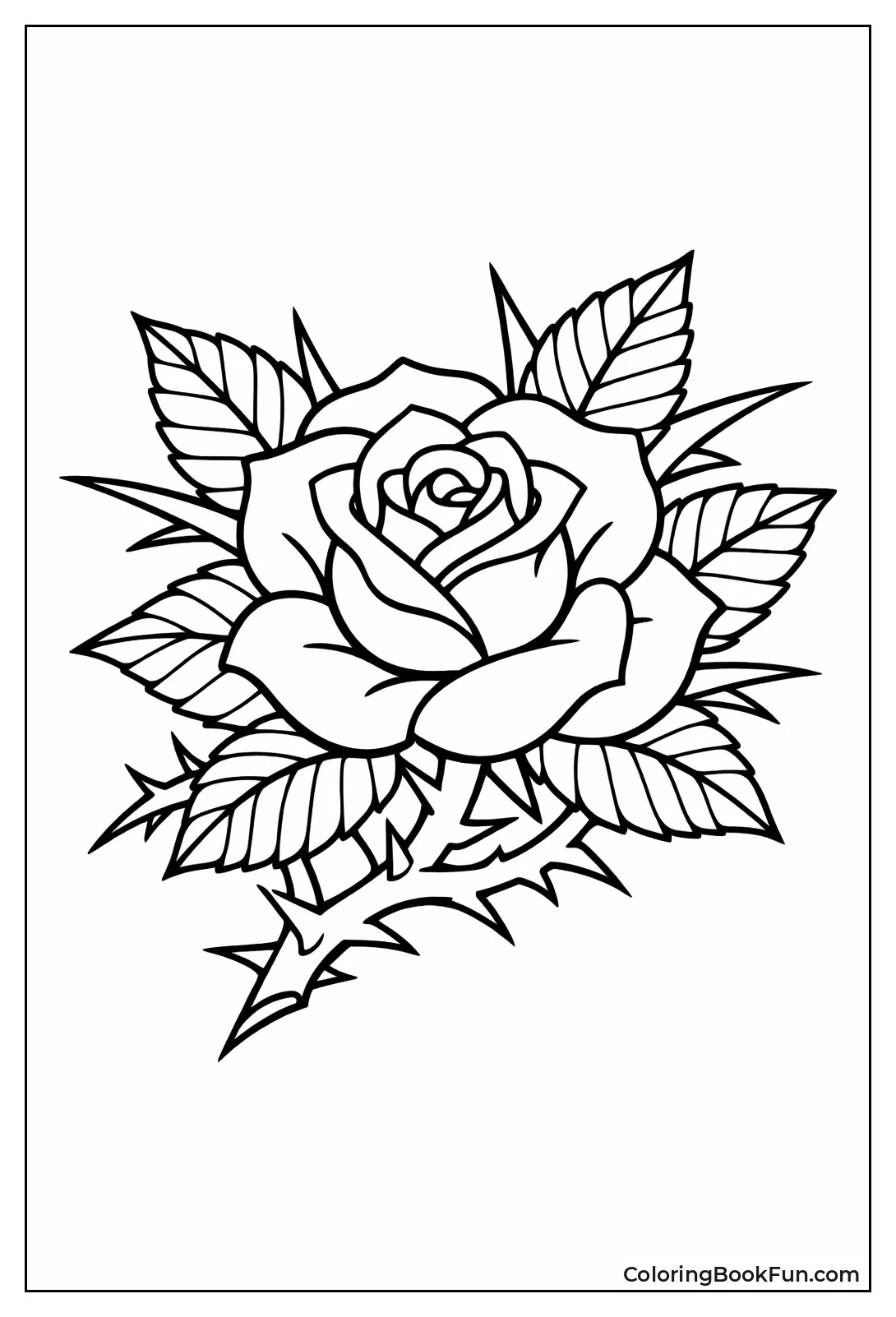 Rose with Sharp Thorns