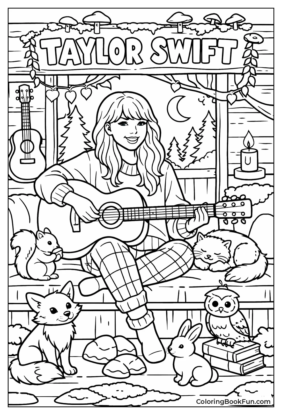 Taylor in Woodland Cabin