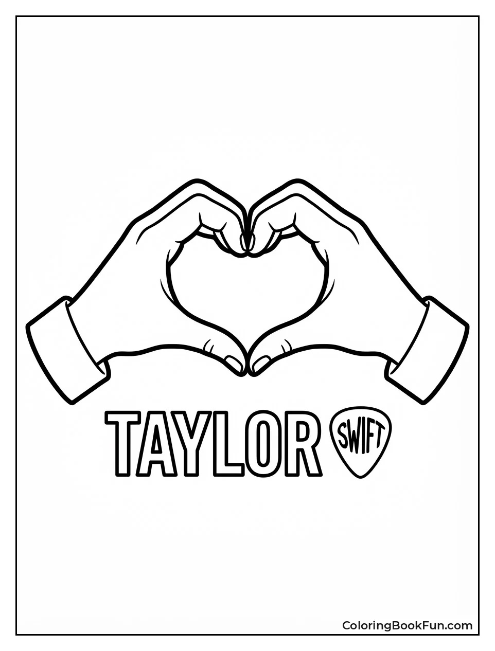 Hands Make Heart Shape