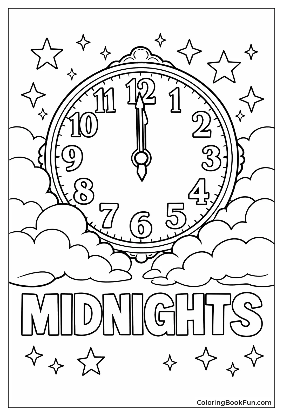 Clock Strikes Twelve Stars