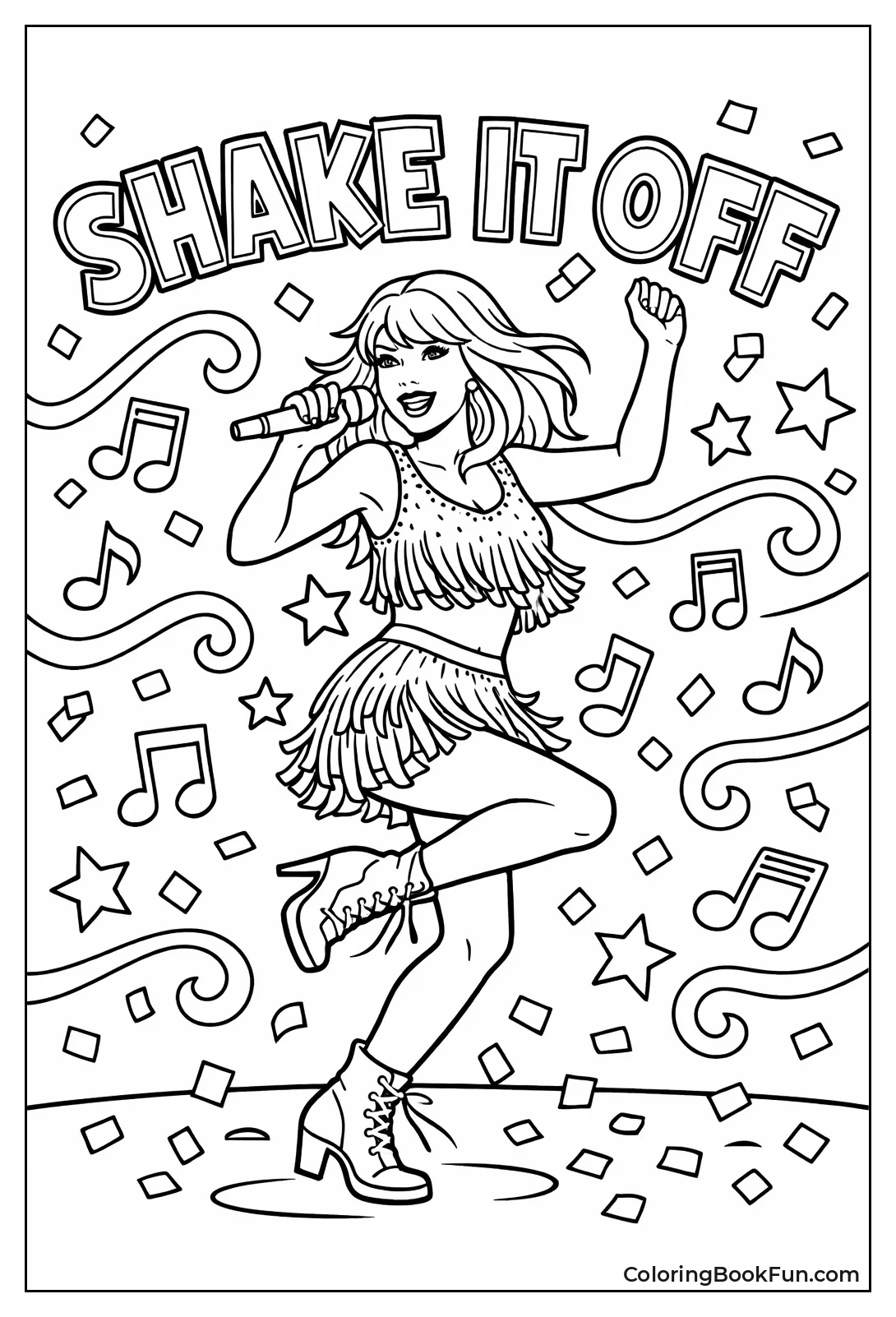 Taylor Dances with Confetti