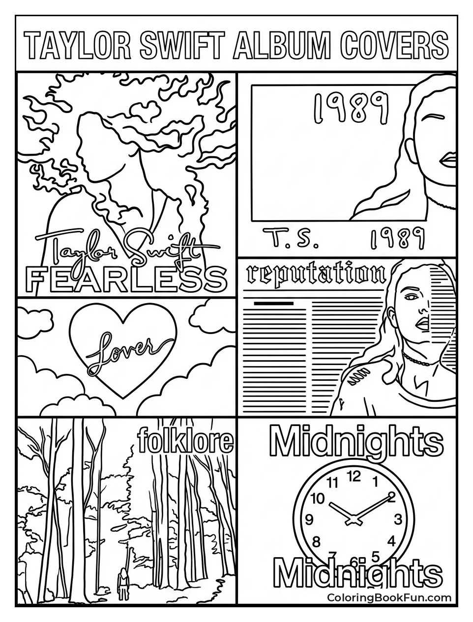 Famous Album Outlines