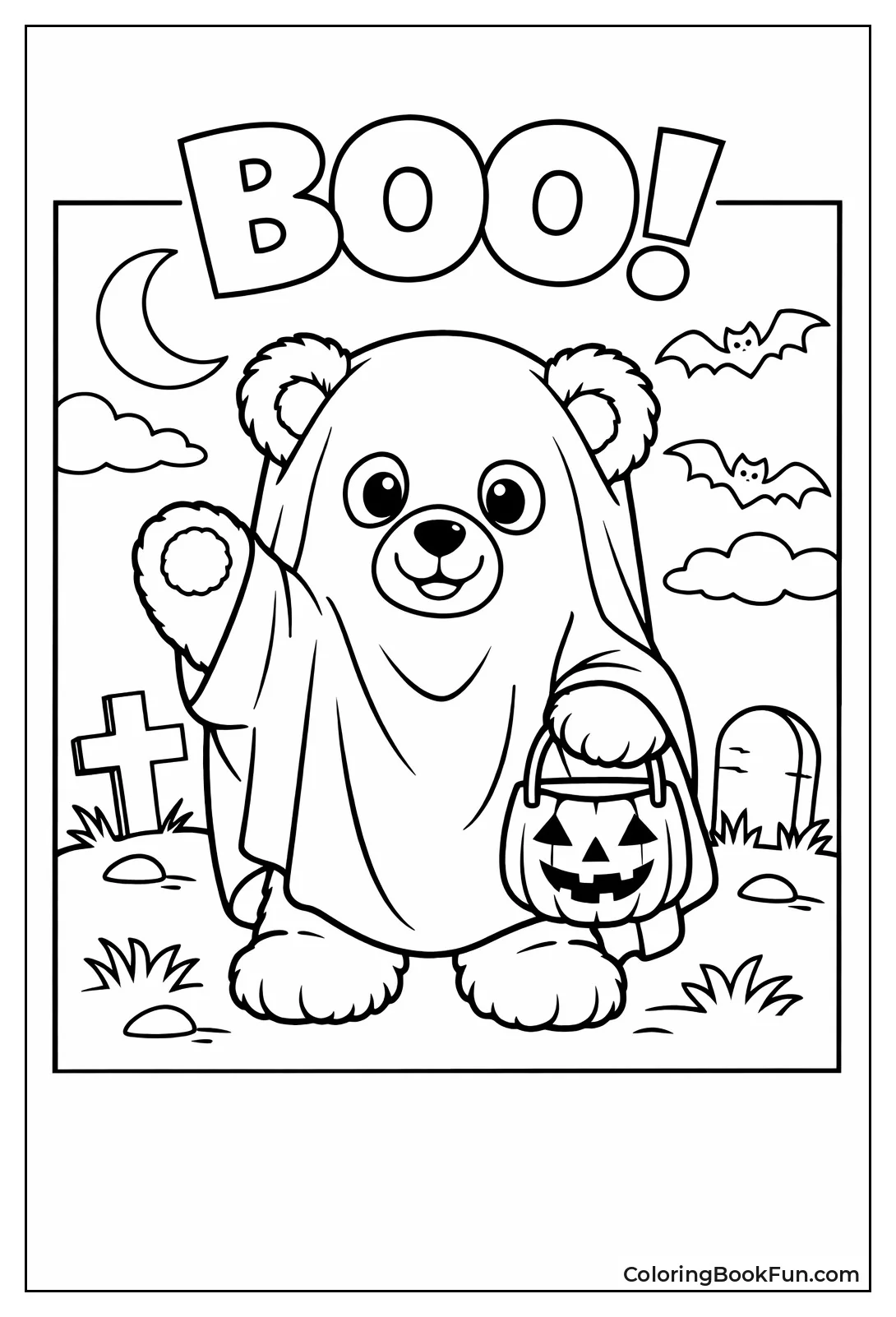 Ghost Costume Teddy