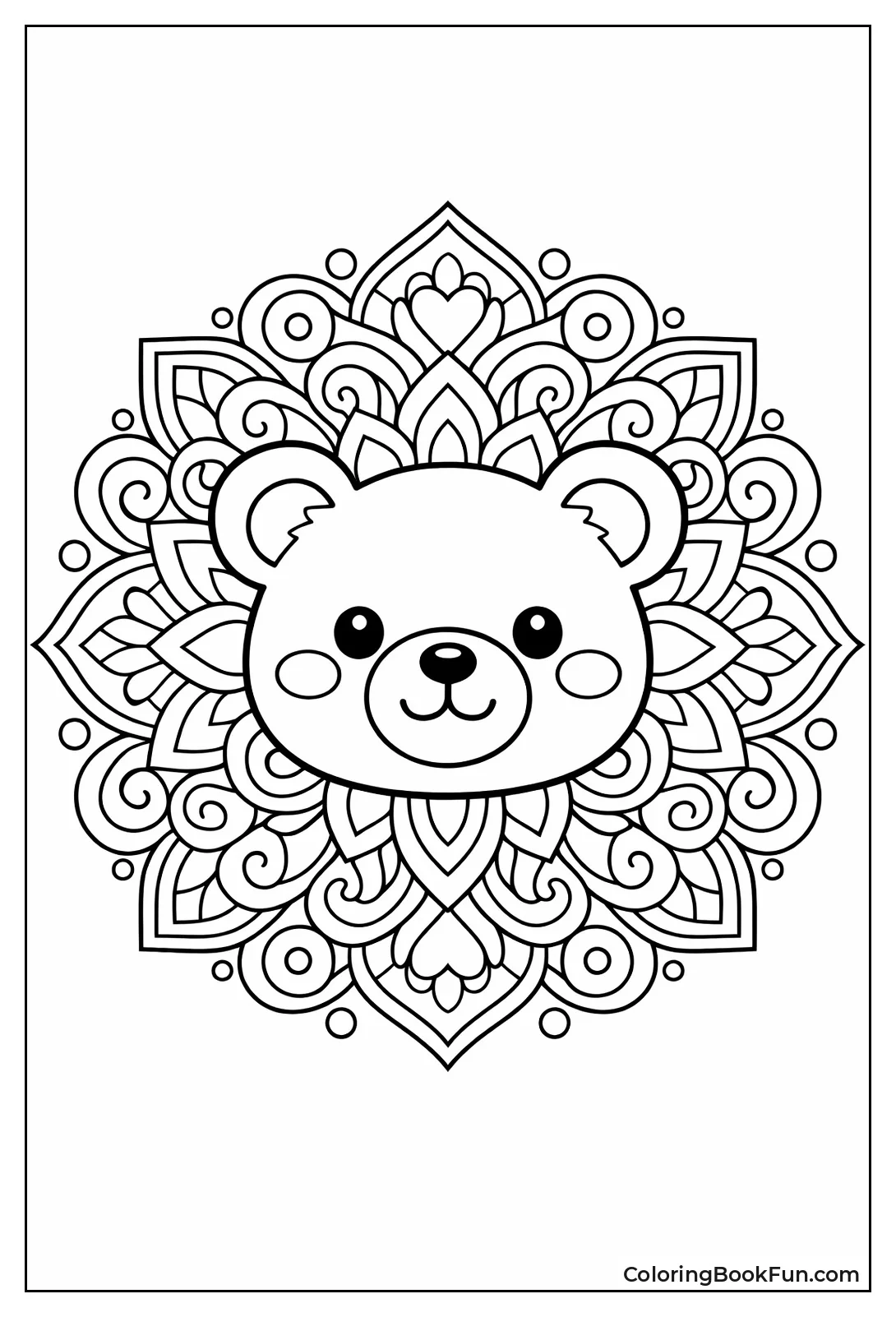 Mandala Teddy Head