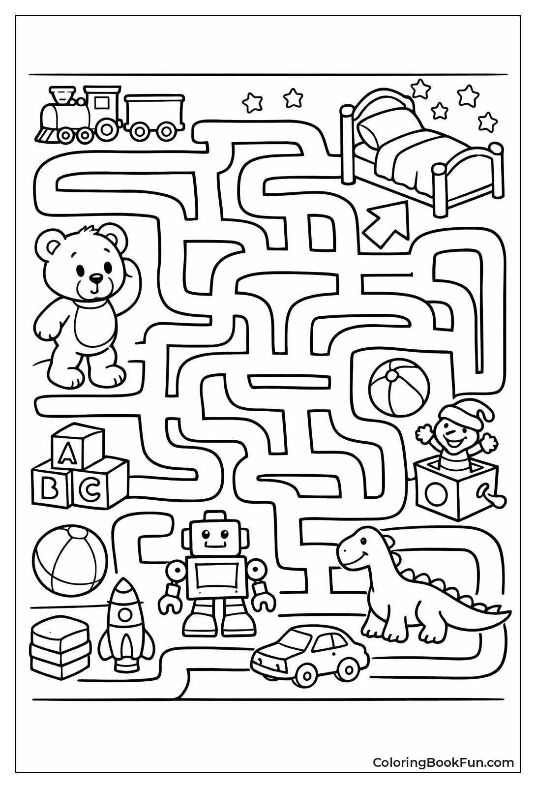 Teddy Searches Toy Room