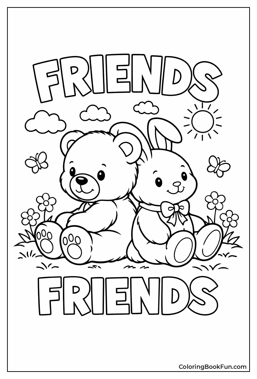 Teddy and Bunny Pals