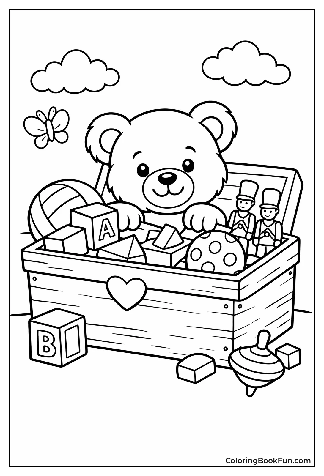 Teddy Peeks from Toybox