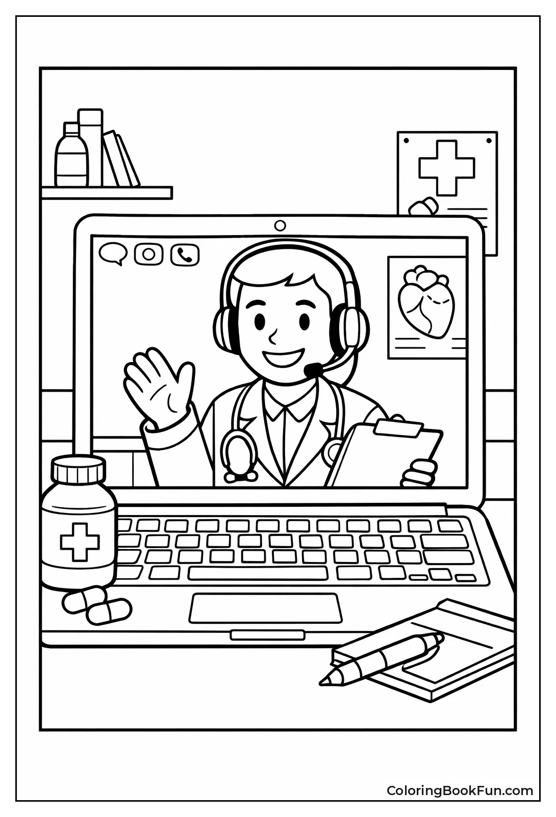 Doctor on Video Call