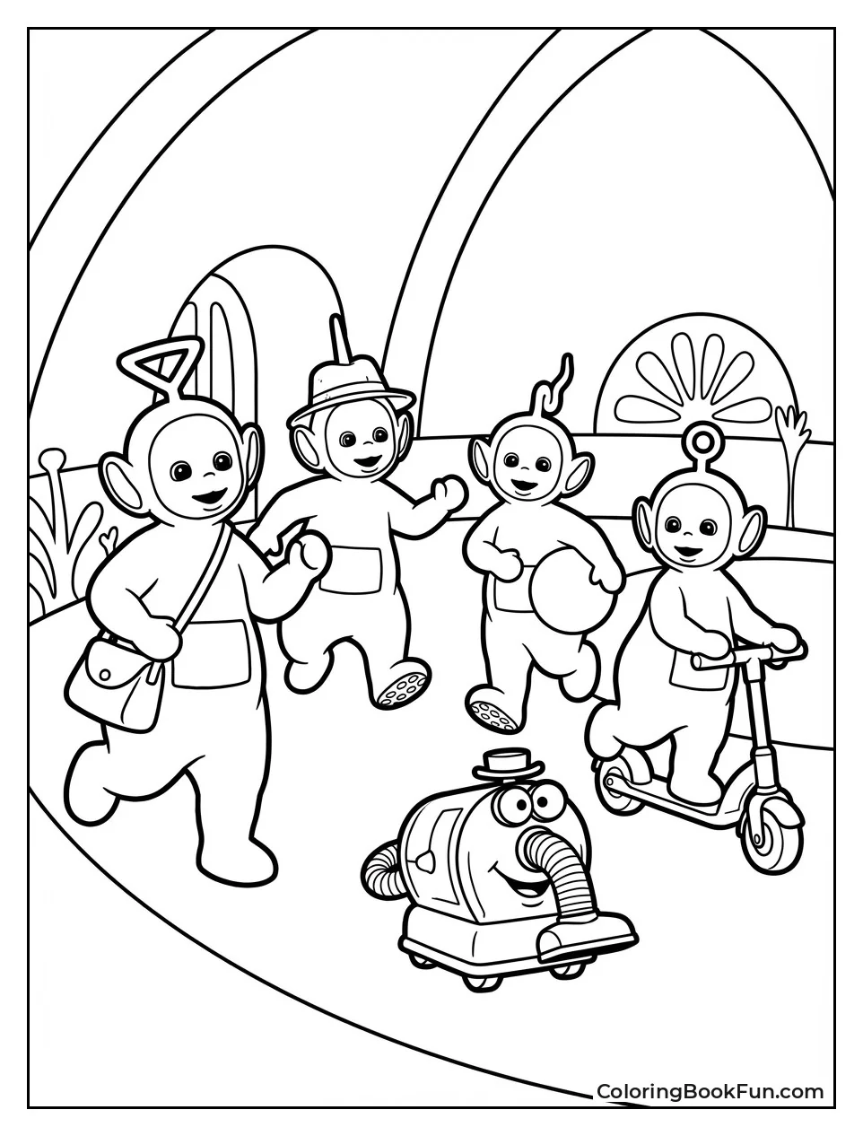 Teletubbies Chase Noo-Noo