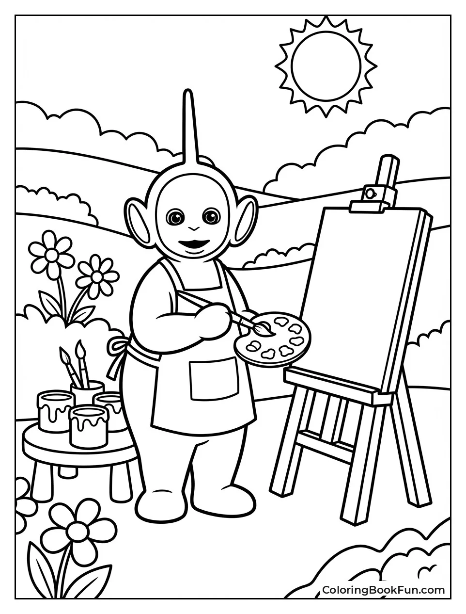 Dipsy Paints Outdoor Canvas