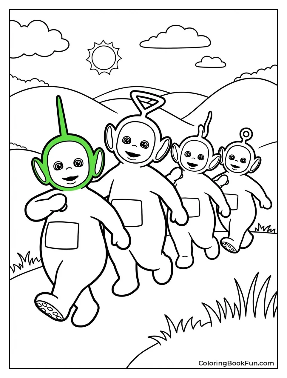 Dipsy Leads Fun March