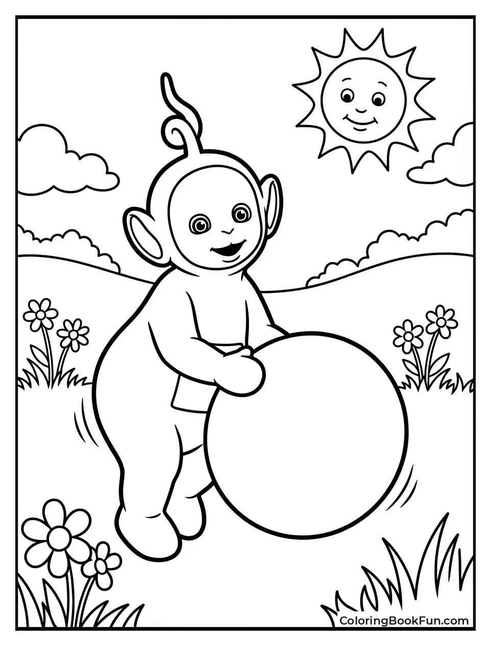 Laa-Laa Bounces Big Ball