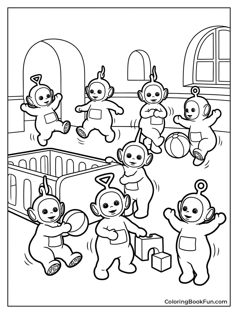 Tiddlytubbies Play in Nursery