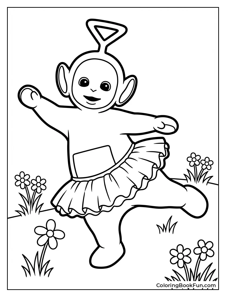 Tinky Winky Twirls in Tutu