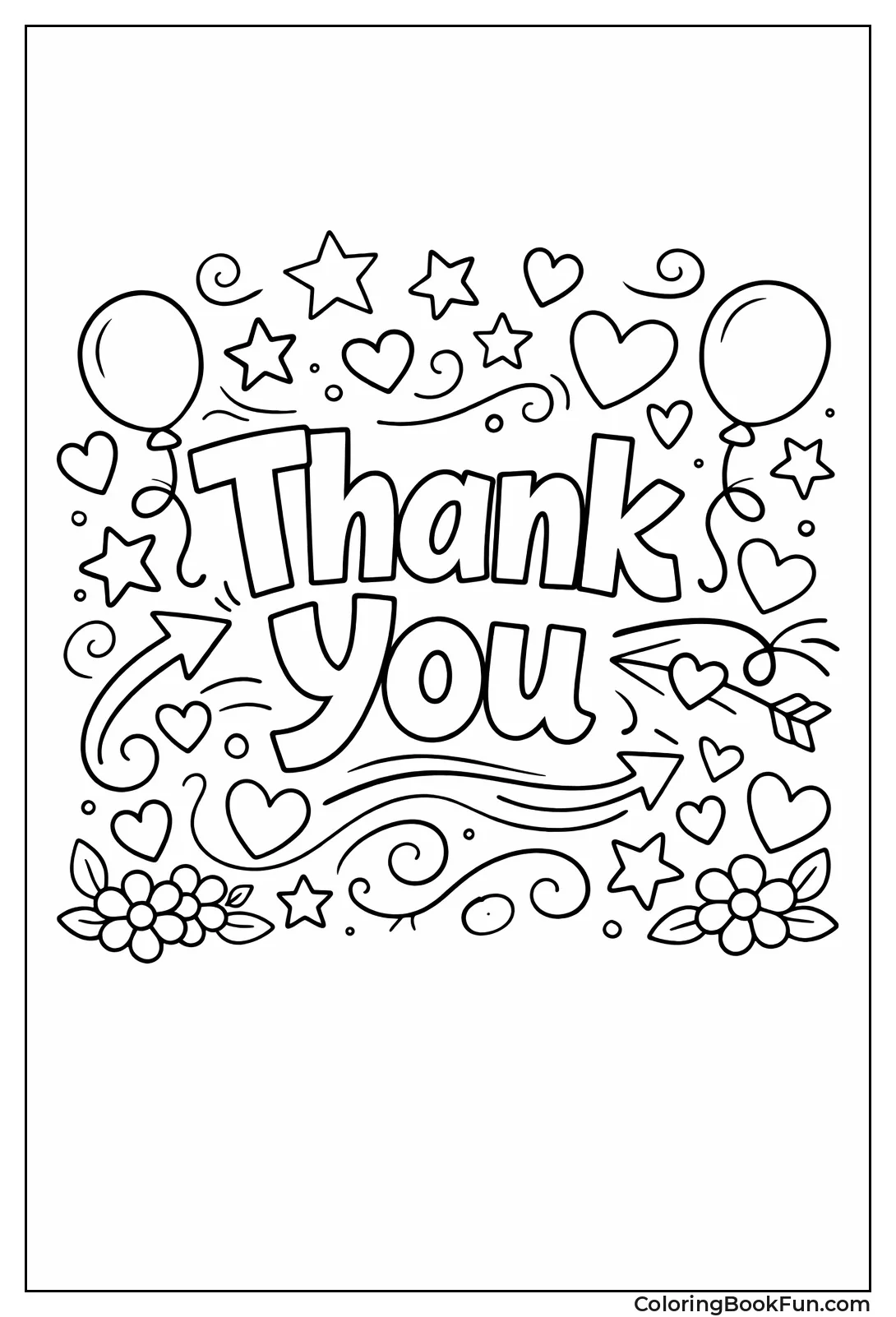 Doodles Circle Thank You