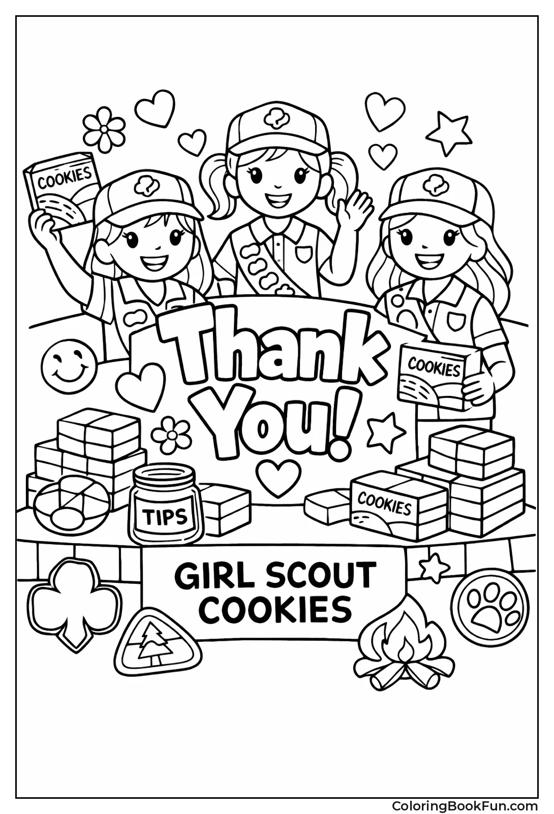 Scouts Sell Cookie Thanks