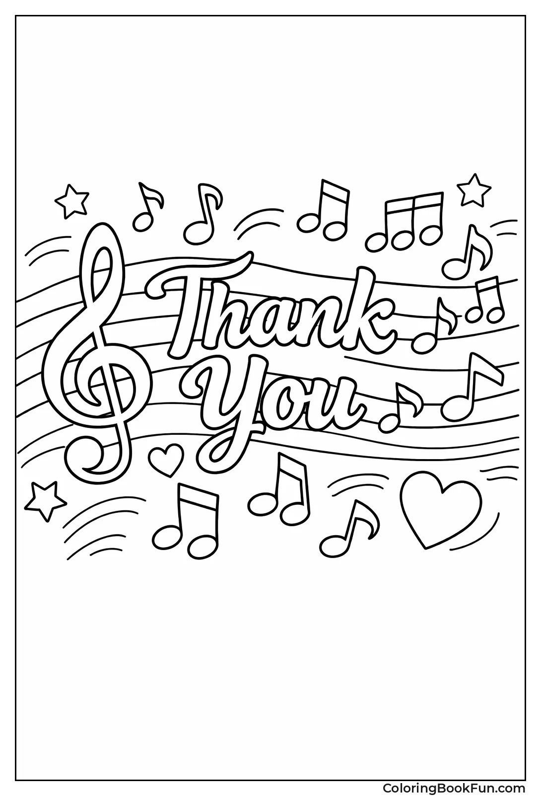 Musical Notes Dance Around