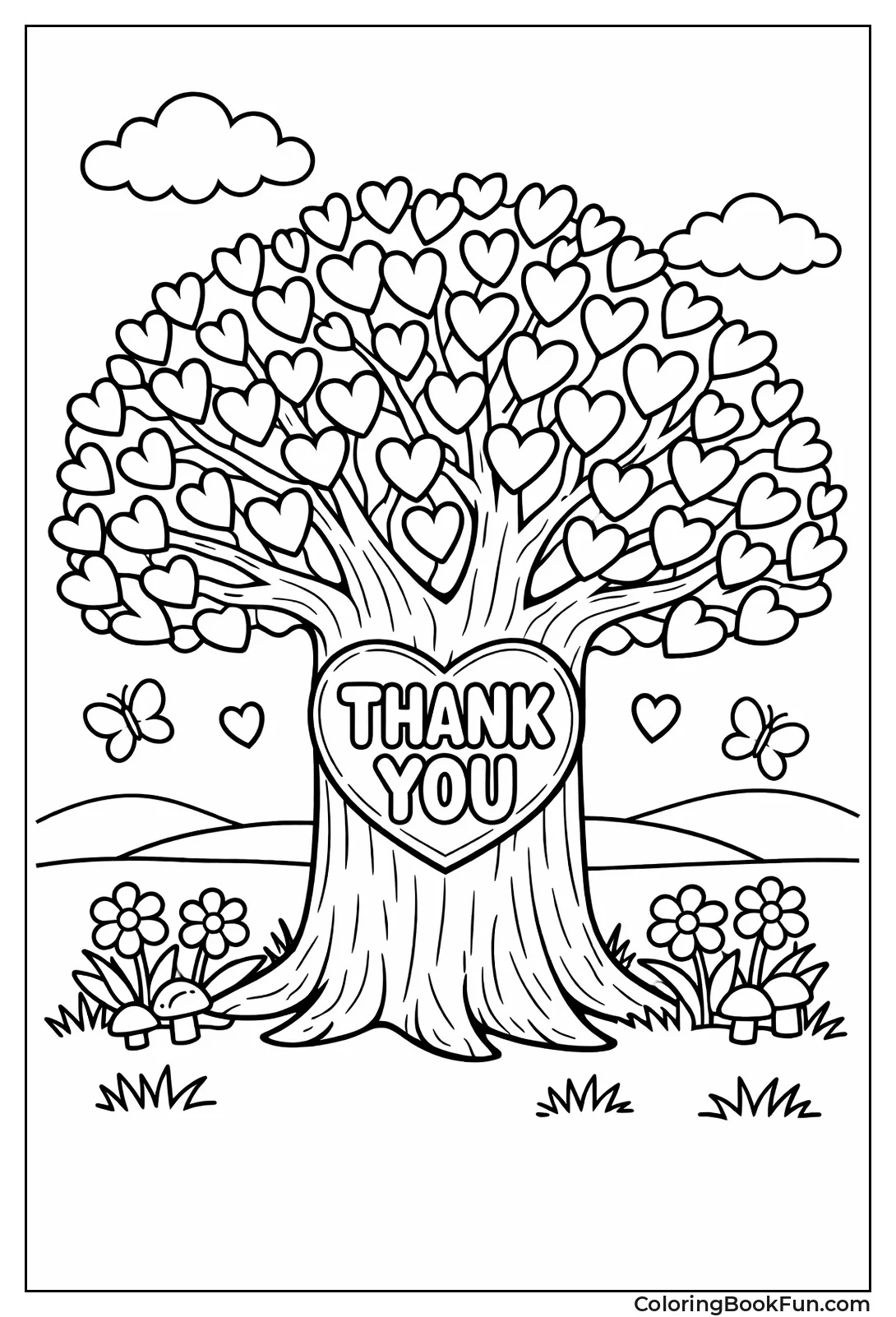 Tree Carves Thank You