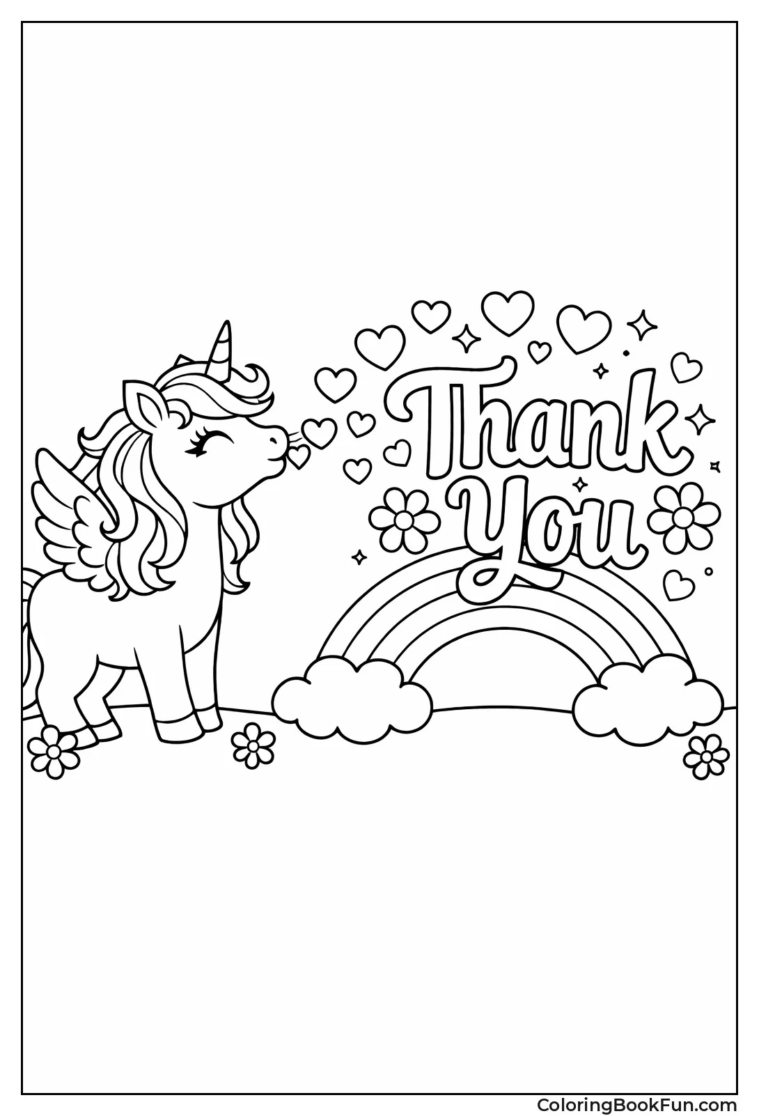 Unicorn Blows Heart Magic