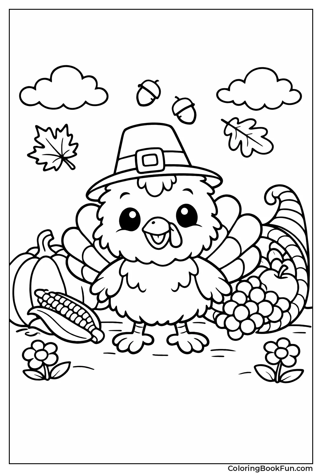 Fluffy Baby Turkey Chick