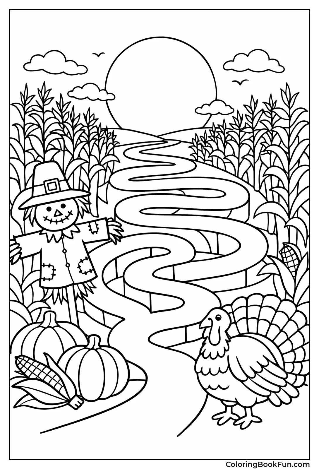 Cornstalk Maze Path