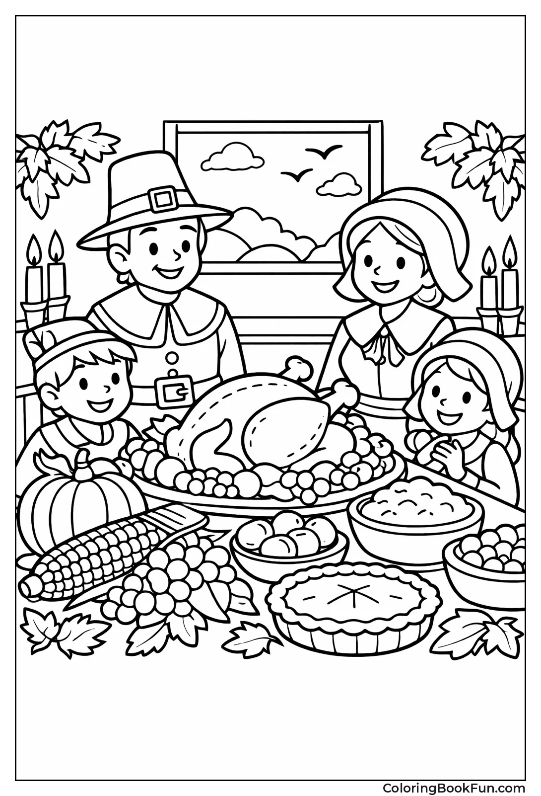 Bountiful Feast Table