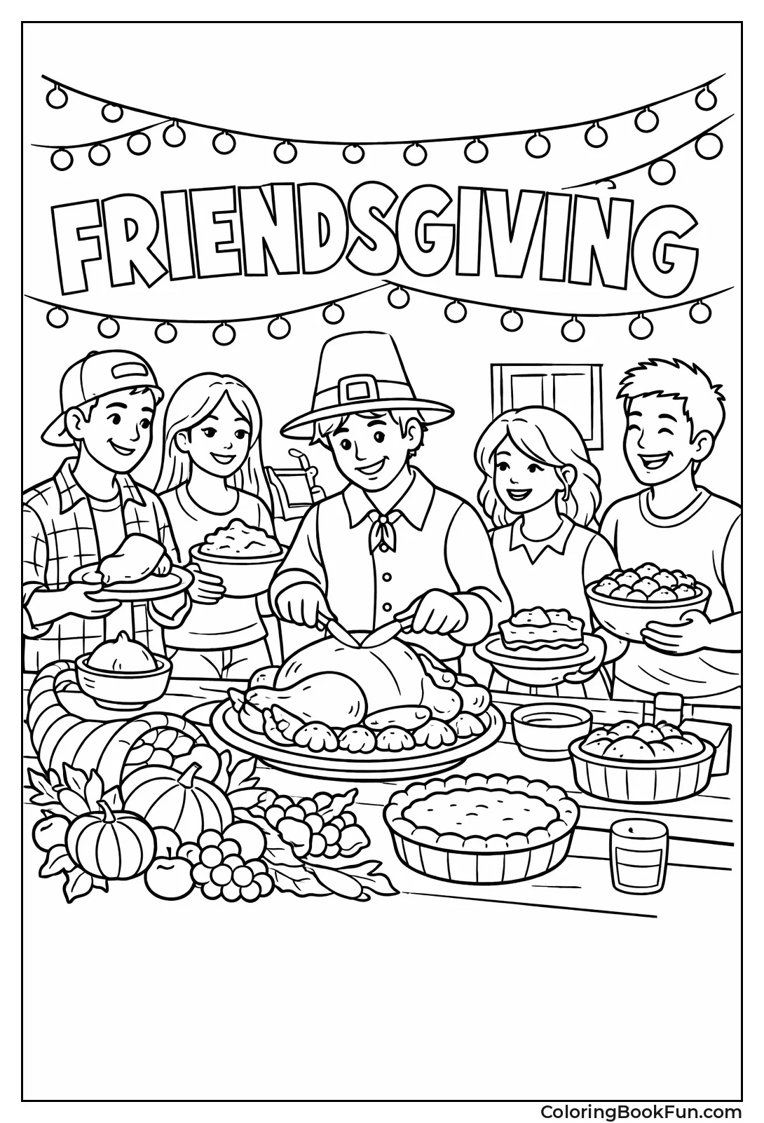 Friends Sharing Meal