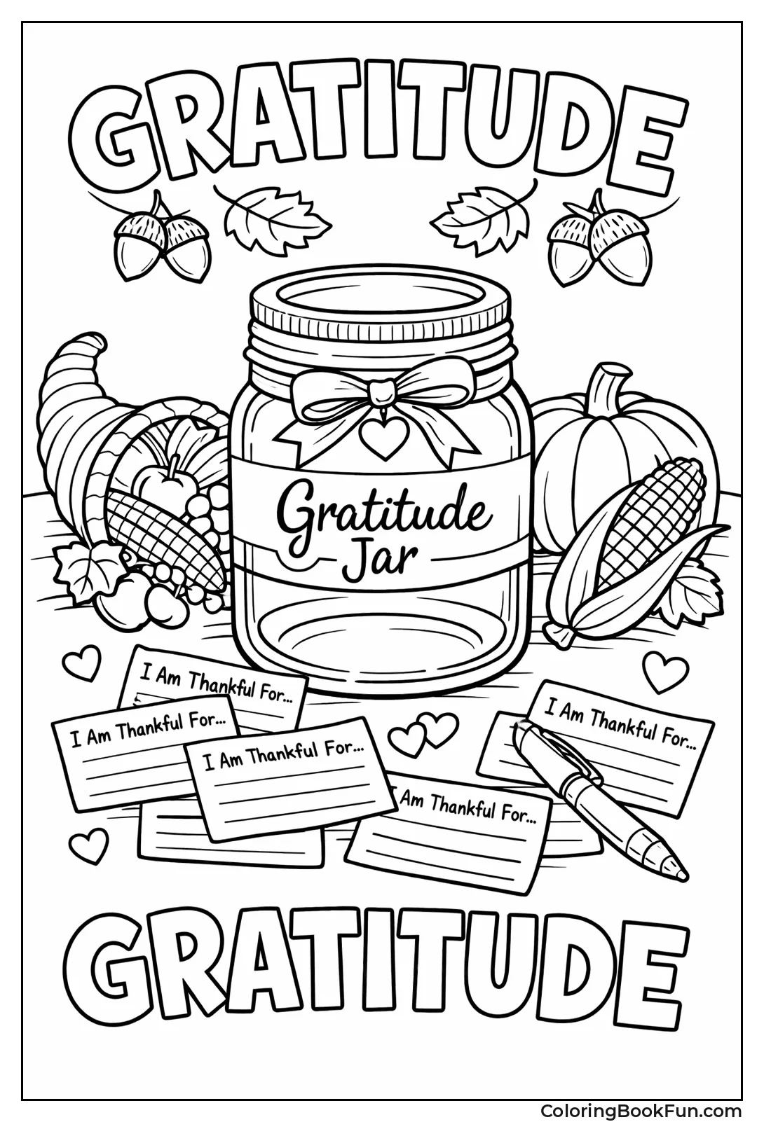 Jar of Thankful Notes