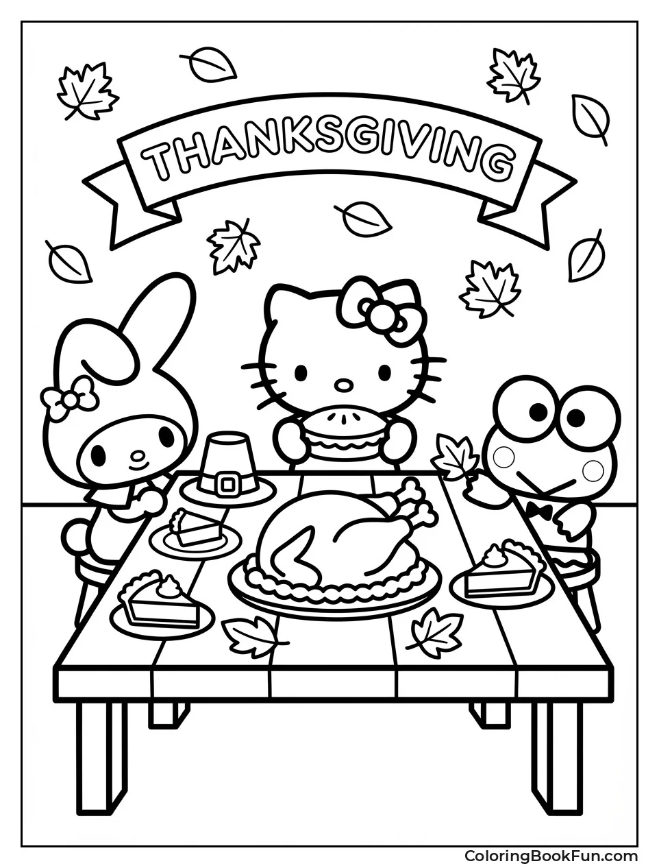 Sanrio Thanksgiving Feast