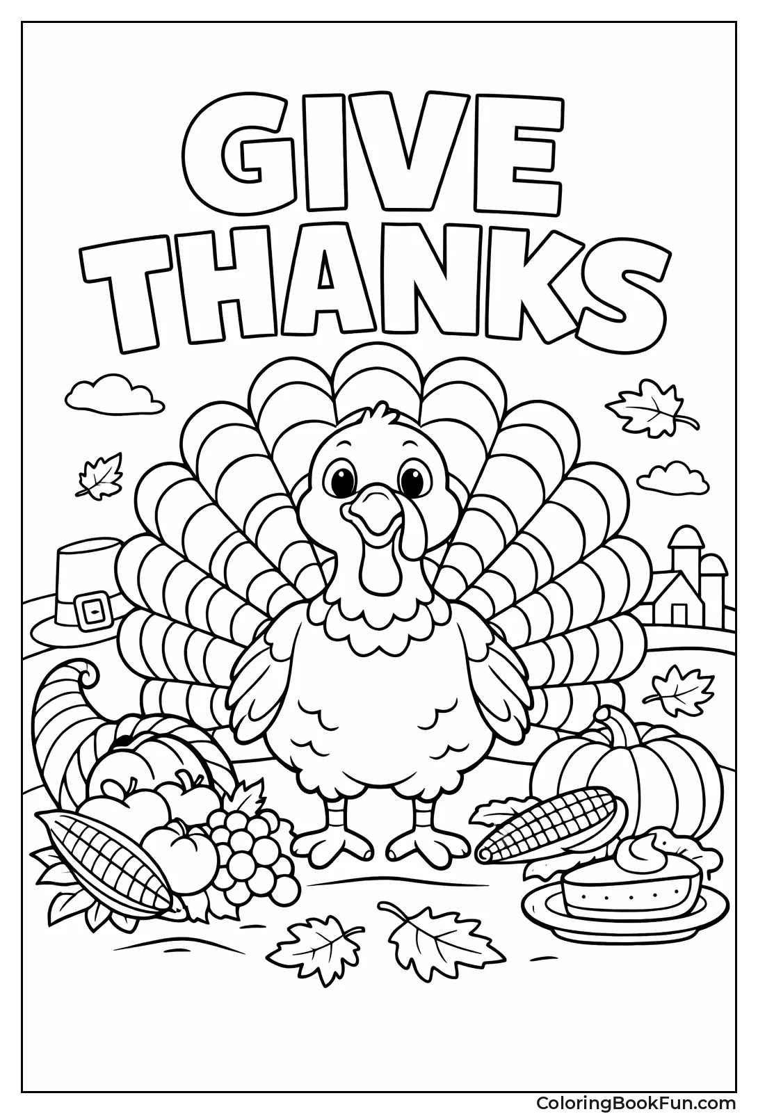 Proud Turkey Fanning Feathers