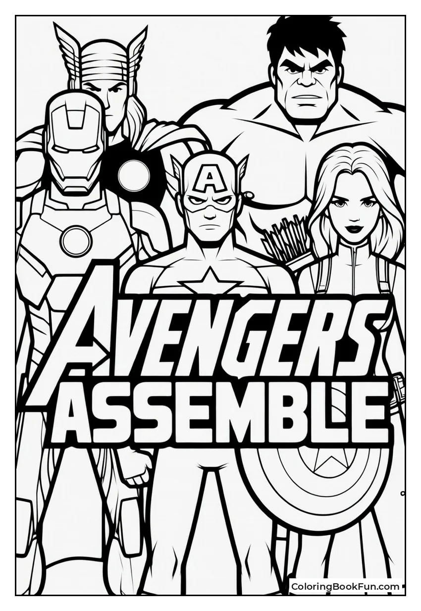 Avengers Pose Back-to-Back