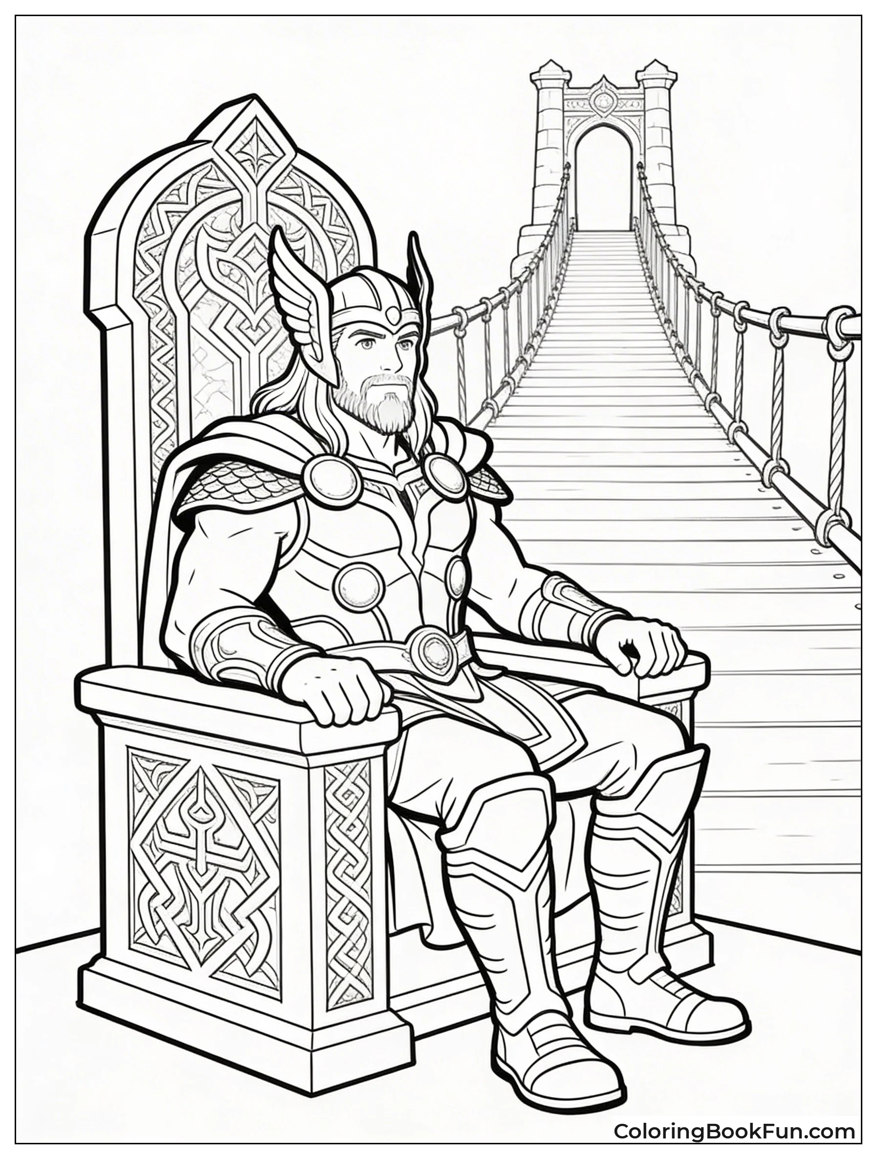Thor Rules Asgard Throne