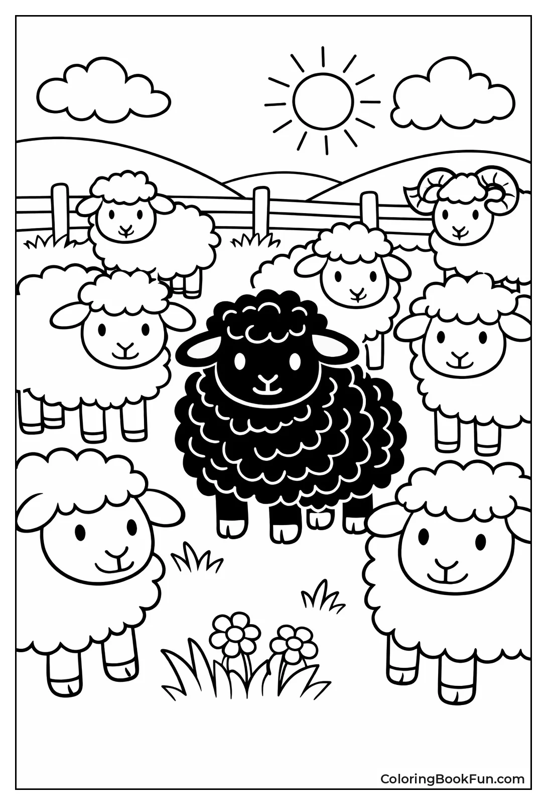 Black Sheep in Flock