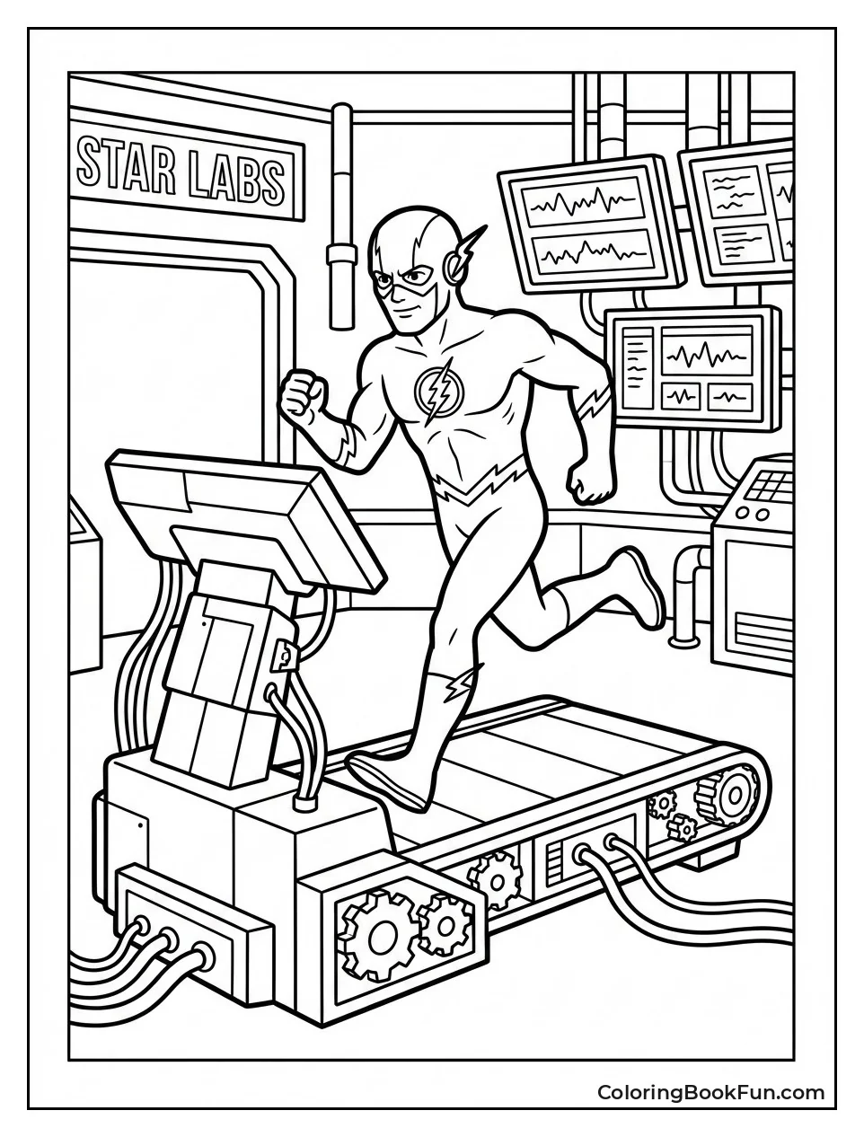 Flash Trains on Cosmic Treadmill