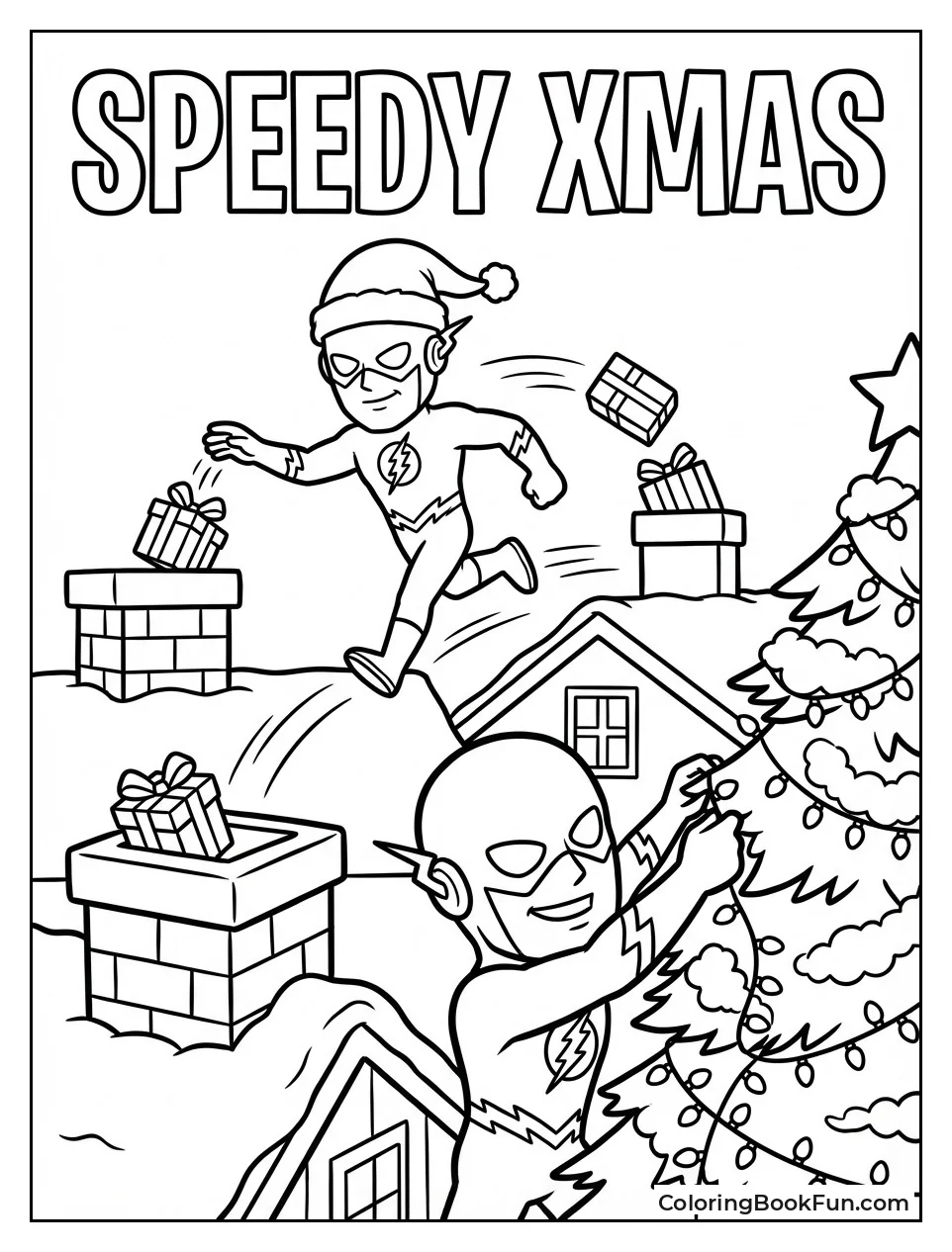 Flash Delivers Christmas Presents