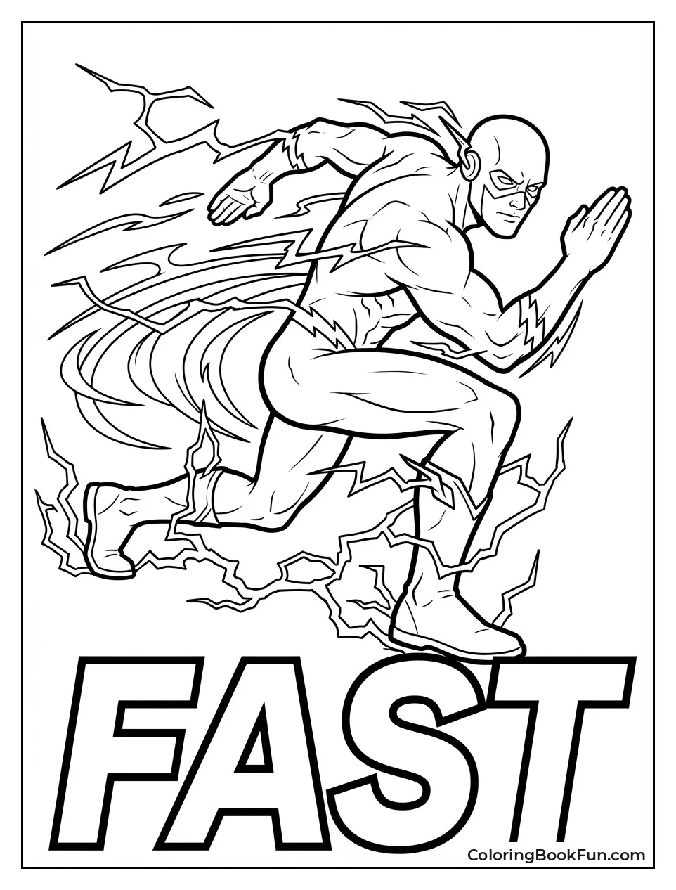 Flash Dashes with Lightning Trails