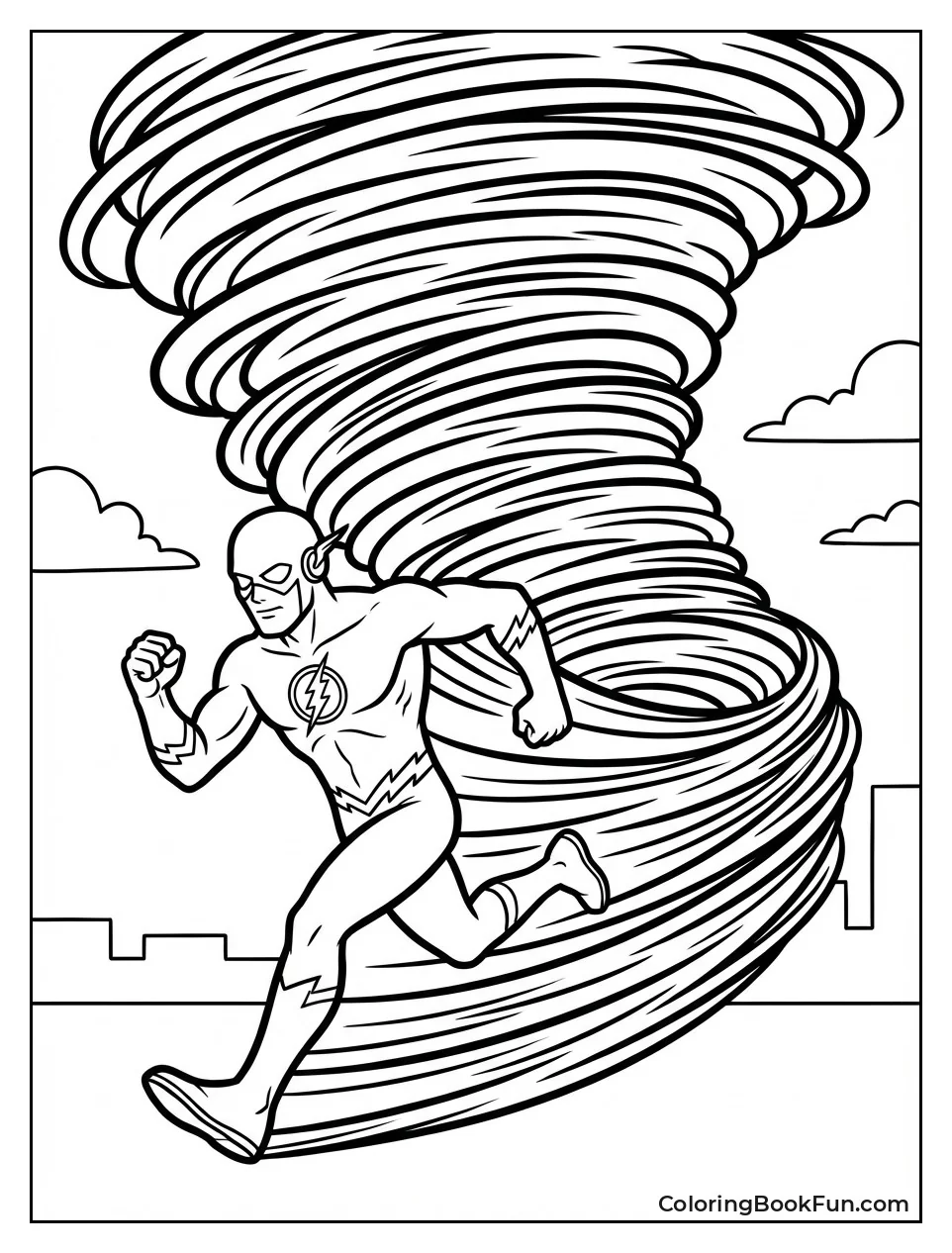 Flash Spins Giant Tornado