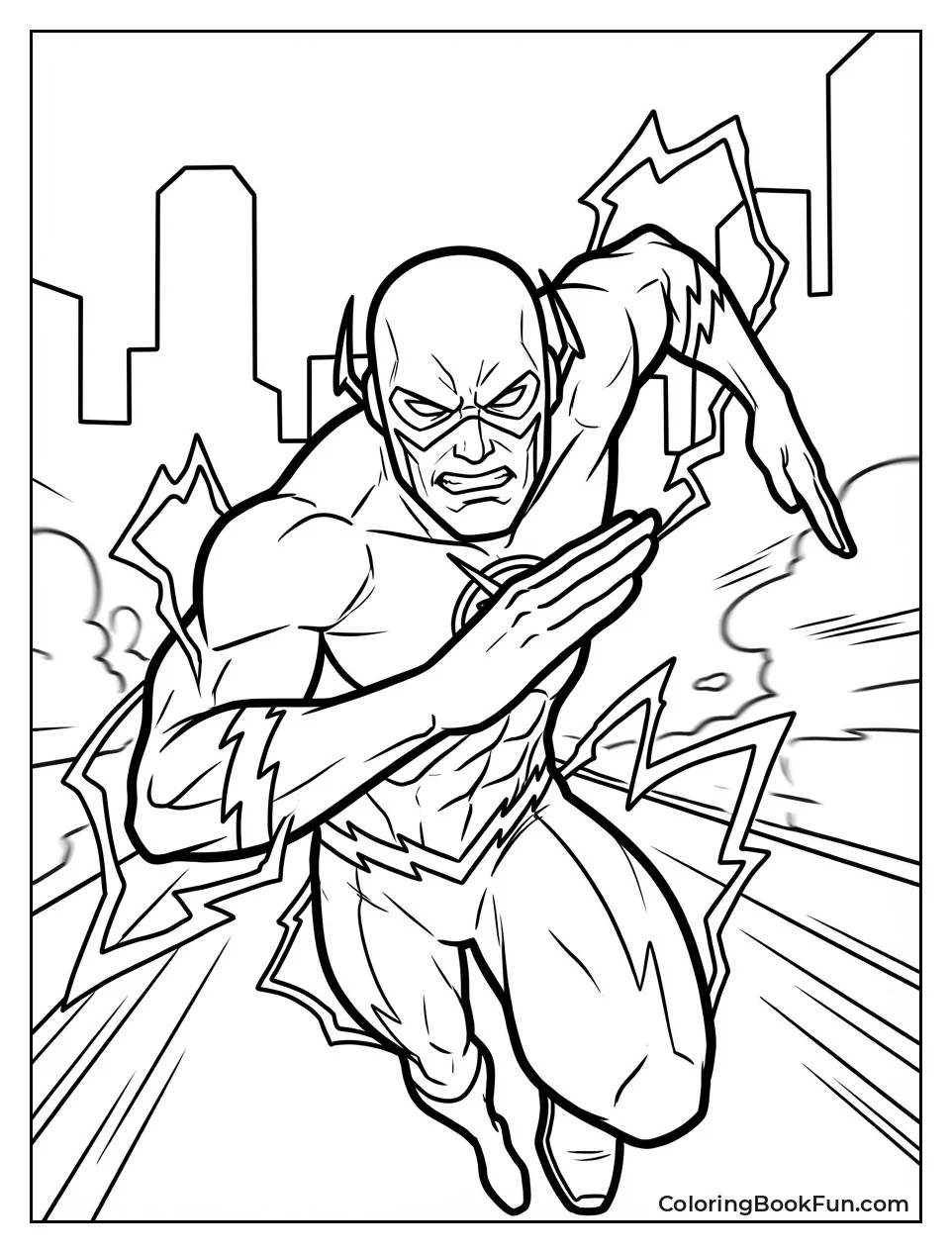 Menacing Reverse-Flash Glares Fiercely