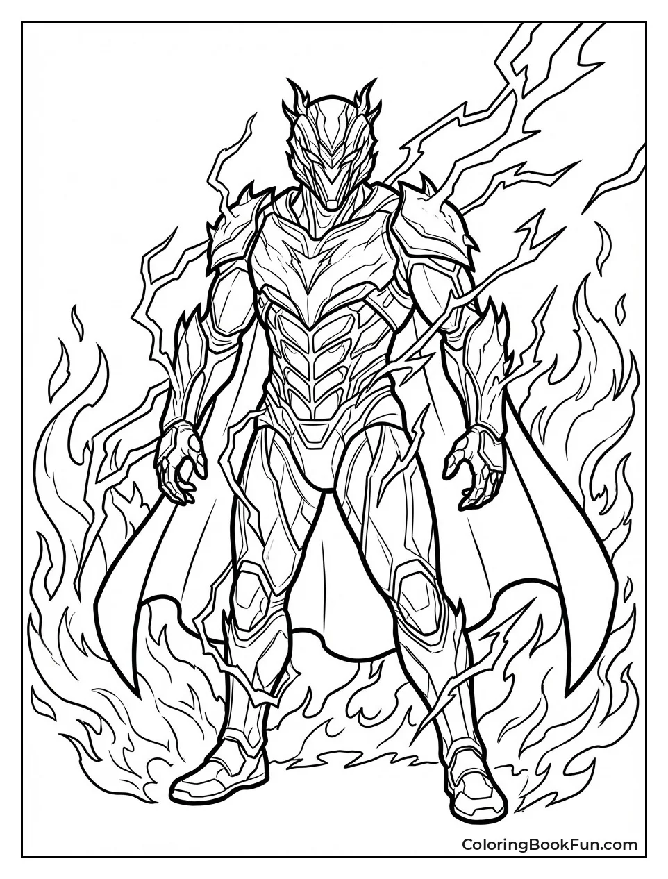 Savitar Poses with Dark Flames