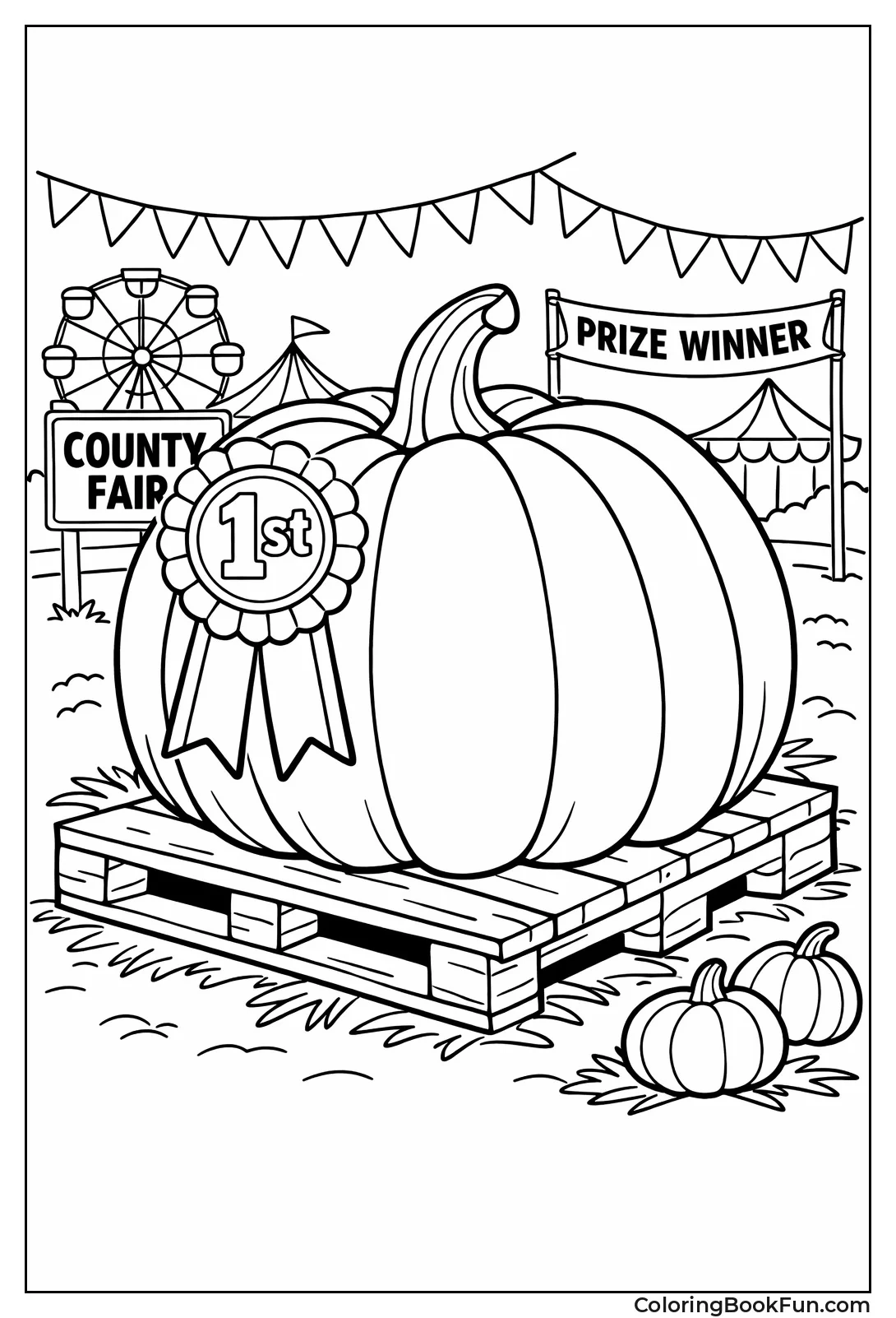 Giant Pumpkin at Fair