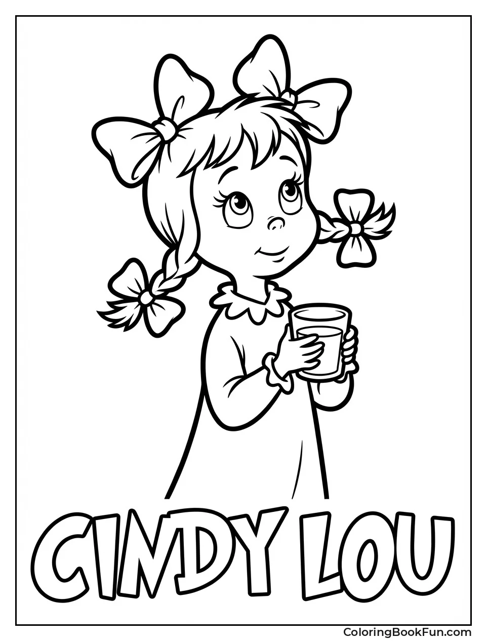 Cindy Holds Water Cup