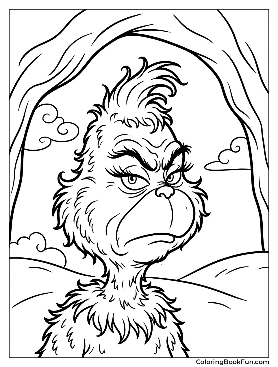 Classic Grinch Curly Fur