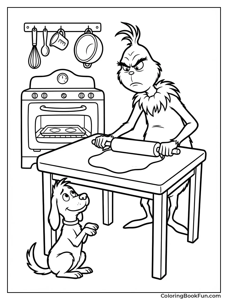 Grinch Rolls Cookie Dough