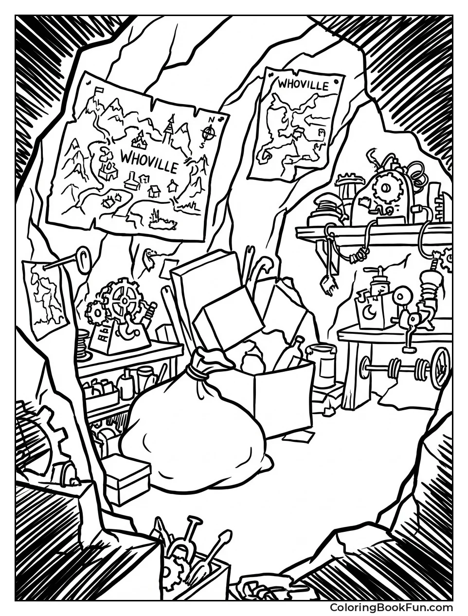 Messy Grinch Cave Lair