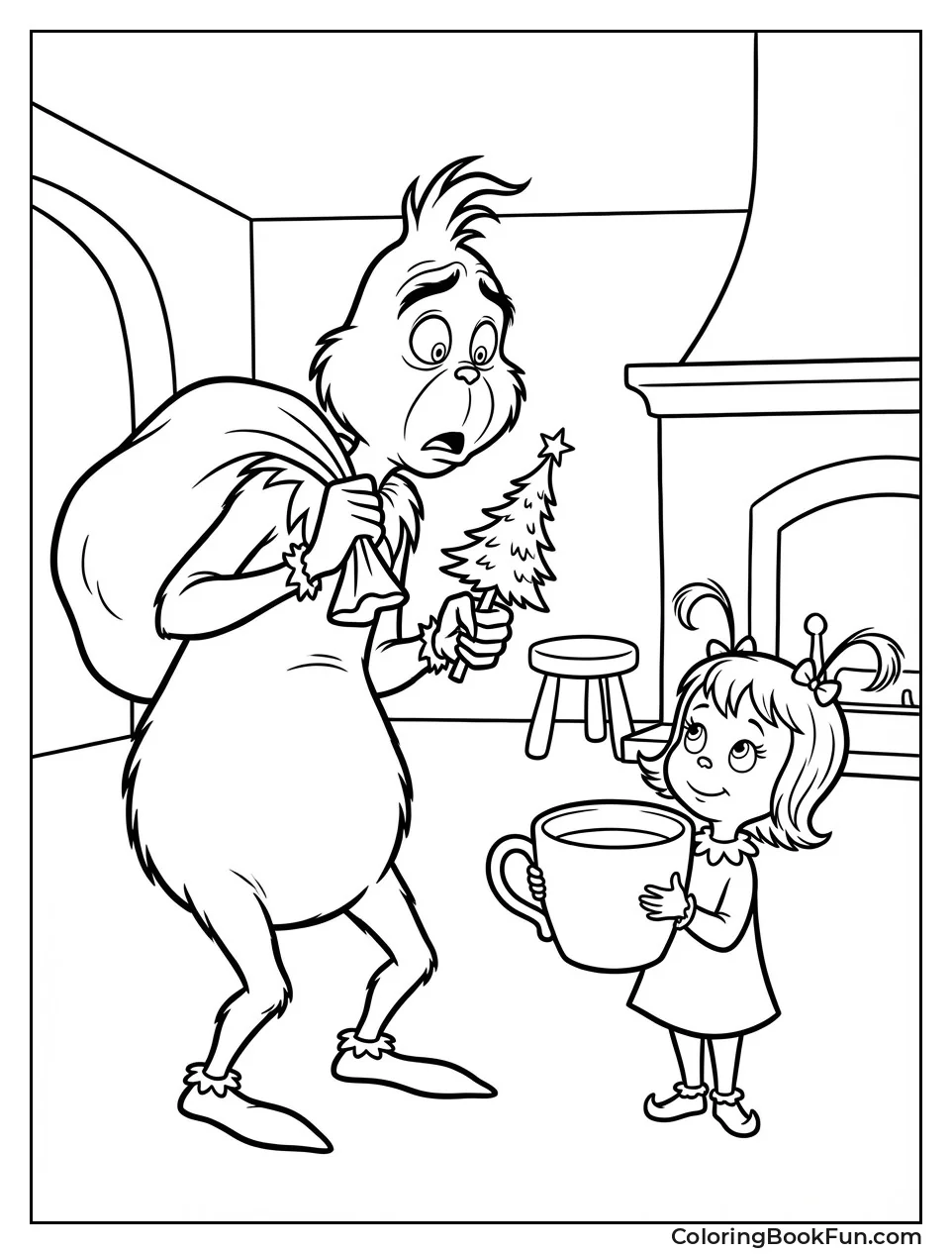 Grinch Meets Curious Cindy